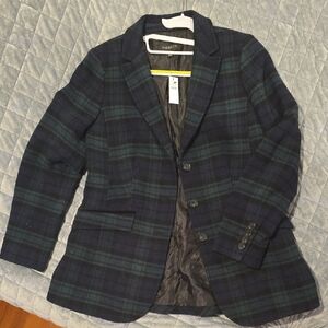 Talbots Blazer in Navy and Green